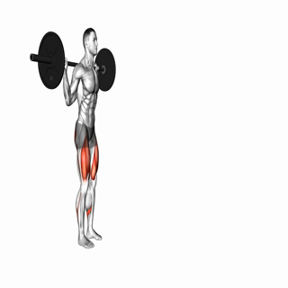 Barbell Walking Lunge