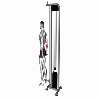 Cable Standing Back Wrist Curl