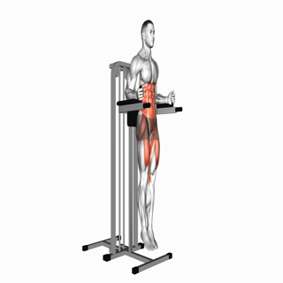 Captains chair leg raise
