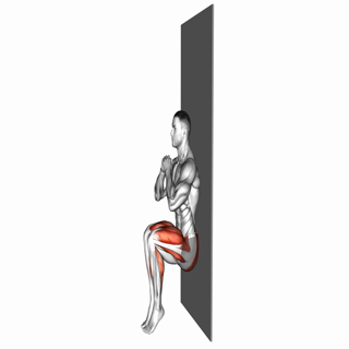 Clamshell Sit agains Wall