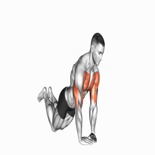 Diamond Push-up (on knees)