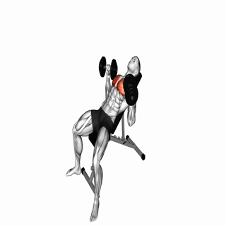 Low Incline Dumbbell Press
