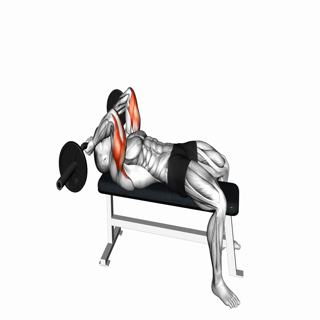 EZ Bar Skull Crushers