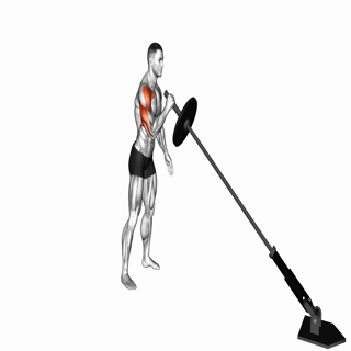 Landmine Single Arm Press
