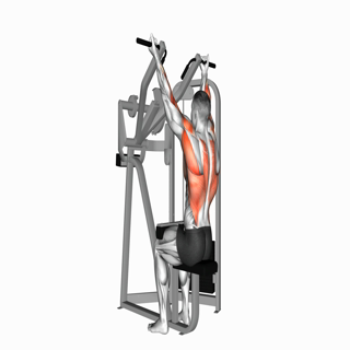 Underhand Lat Pulldown machine